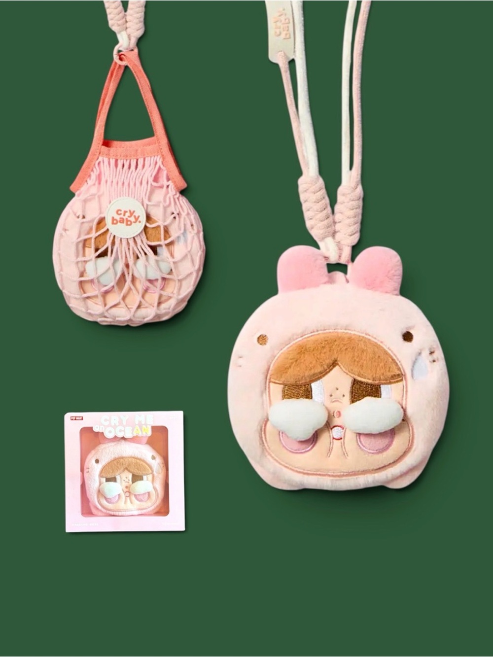 Pop Mart Crybaby Cry Me an Ocean The Sea Bunny Multifunctional Storage Bag